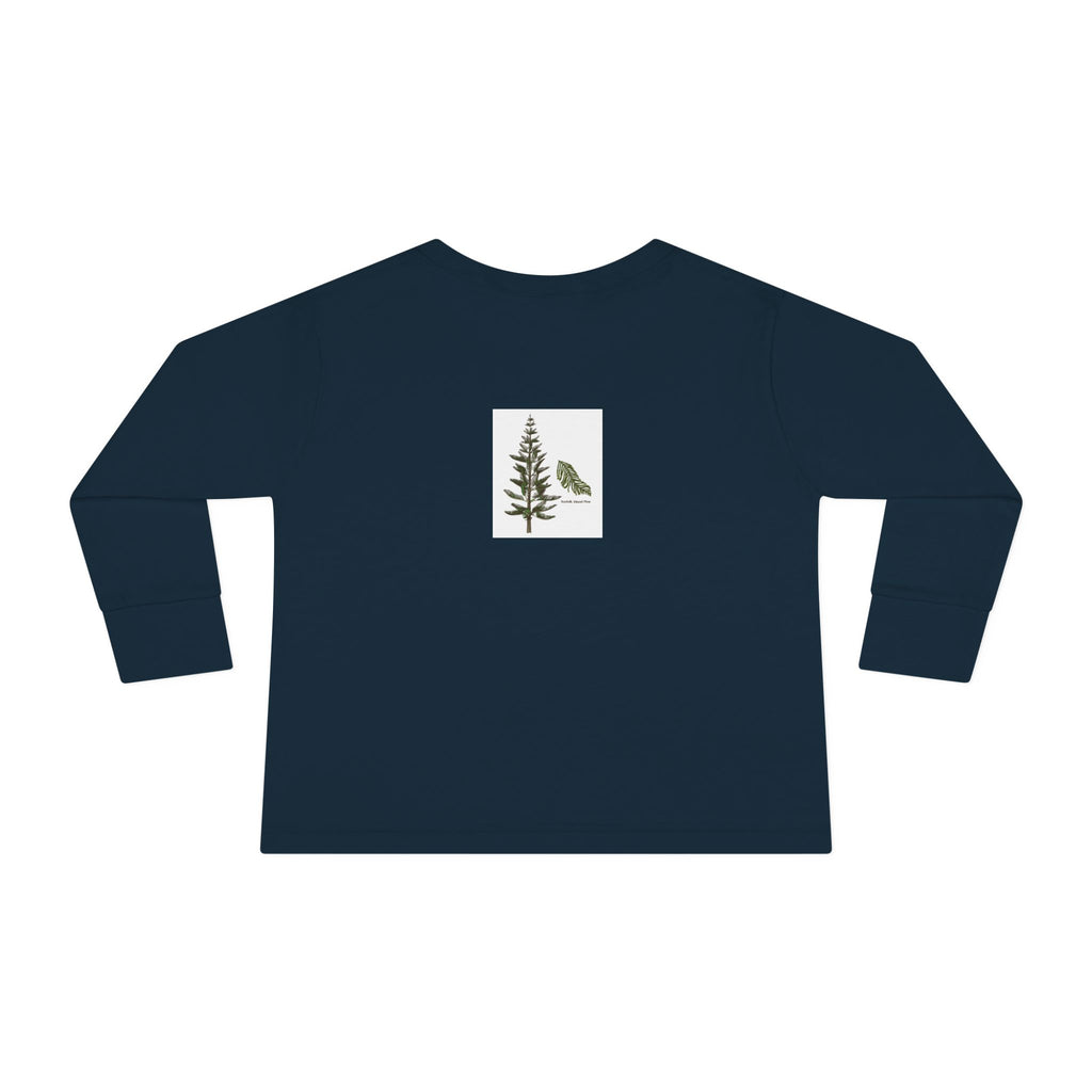 Toddler Long Sleeve Tee - Pup-cific Northwest Cozy puppy