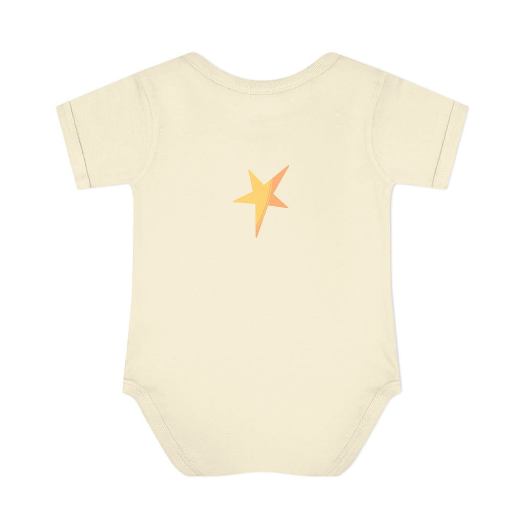 Baby Bodysuit - 'Wish Upon a Star' Fox & Bunny Night Sky Infant Onesie