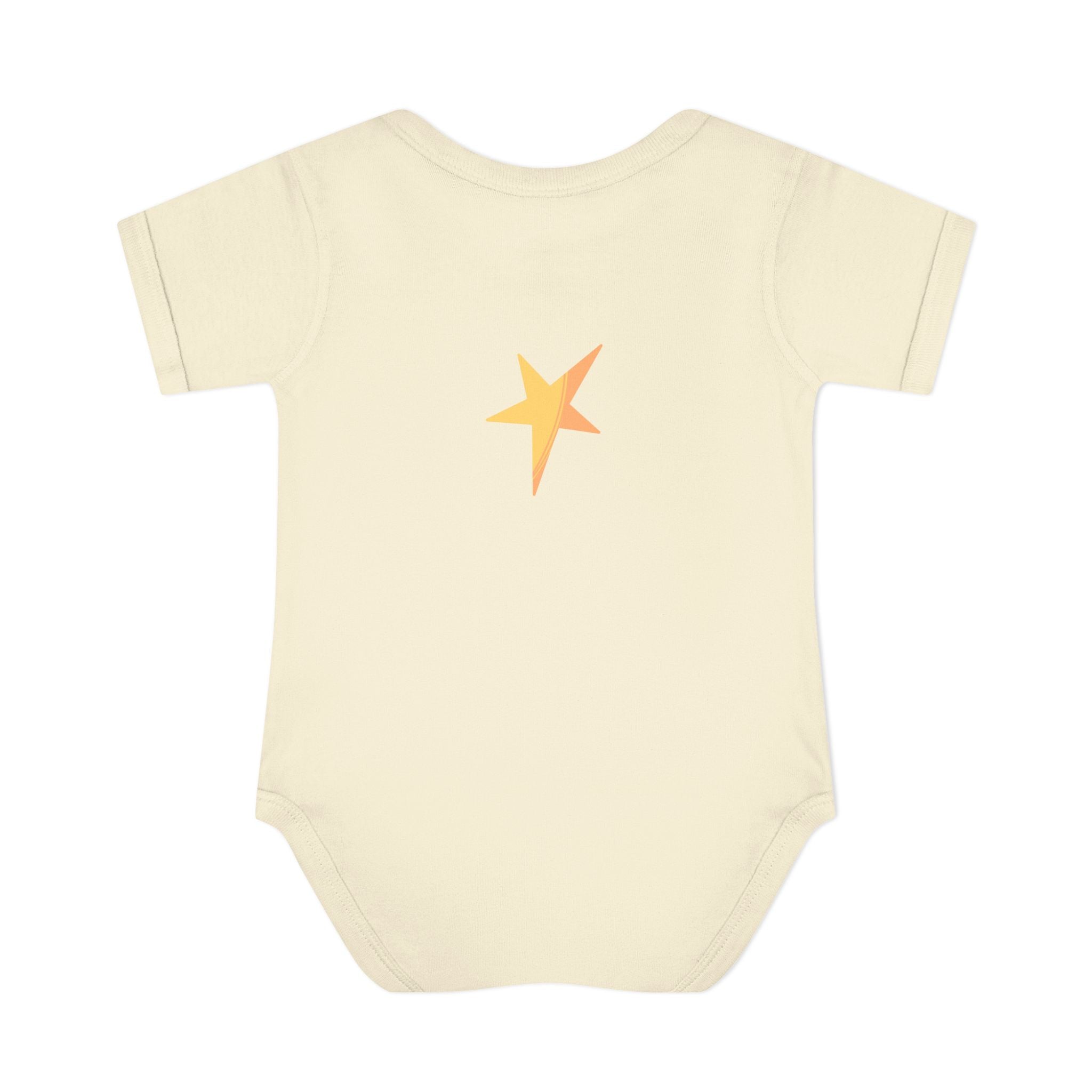 Baby Bodysuit - 'Wish Upon a Star' Fox & Bunny Night Sky Infant Onesie