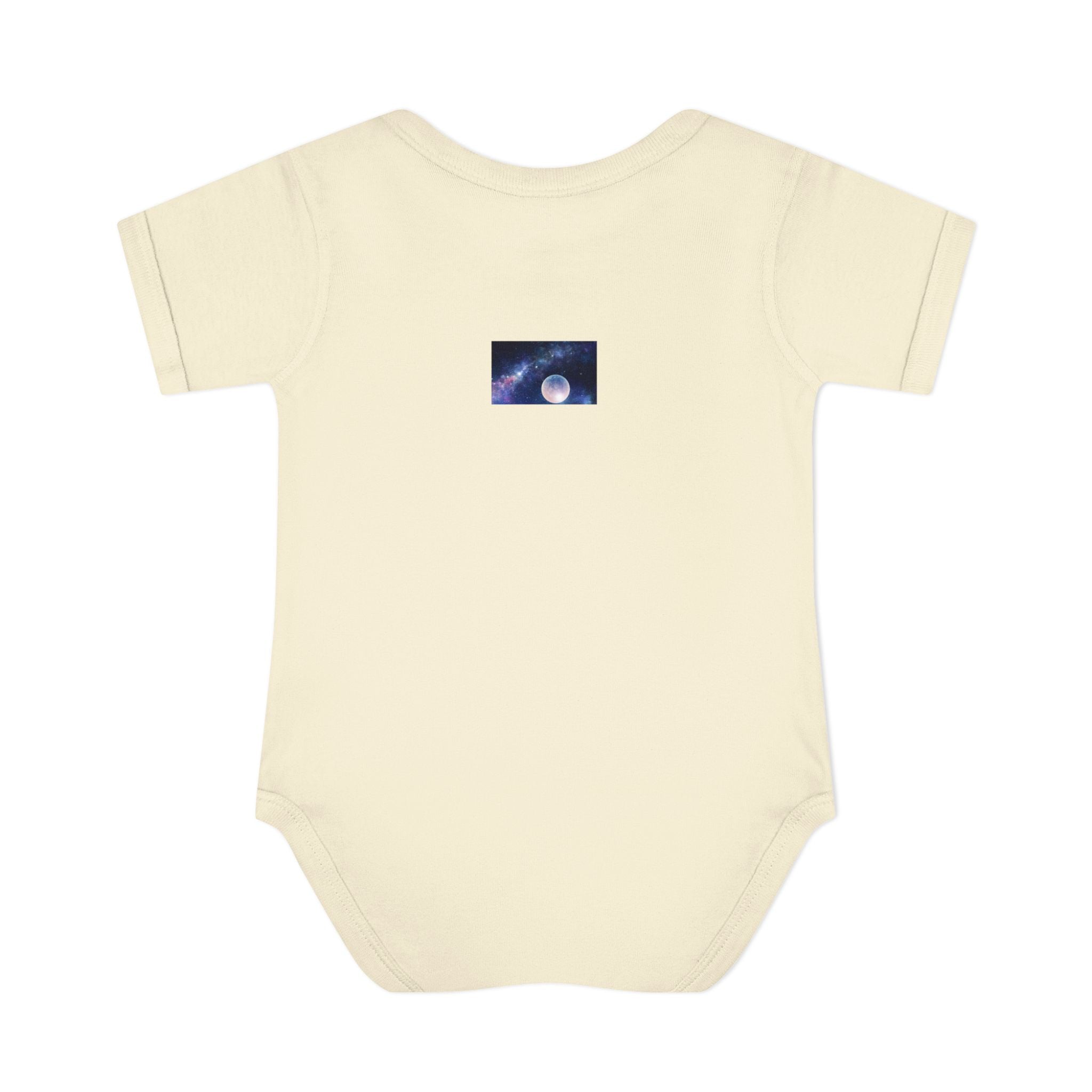 Baby Bodysuit — Moonlit Fox & Bunny Cute Nursery Graphic