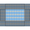 Crib Sheet – Blue golden retriever dog Pattern Fitted Baby Crib Sheet