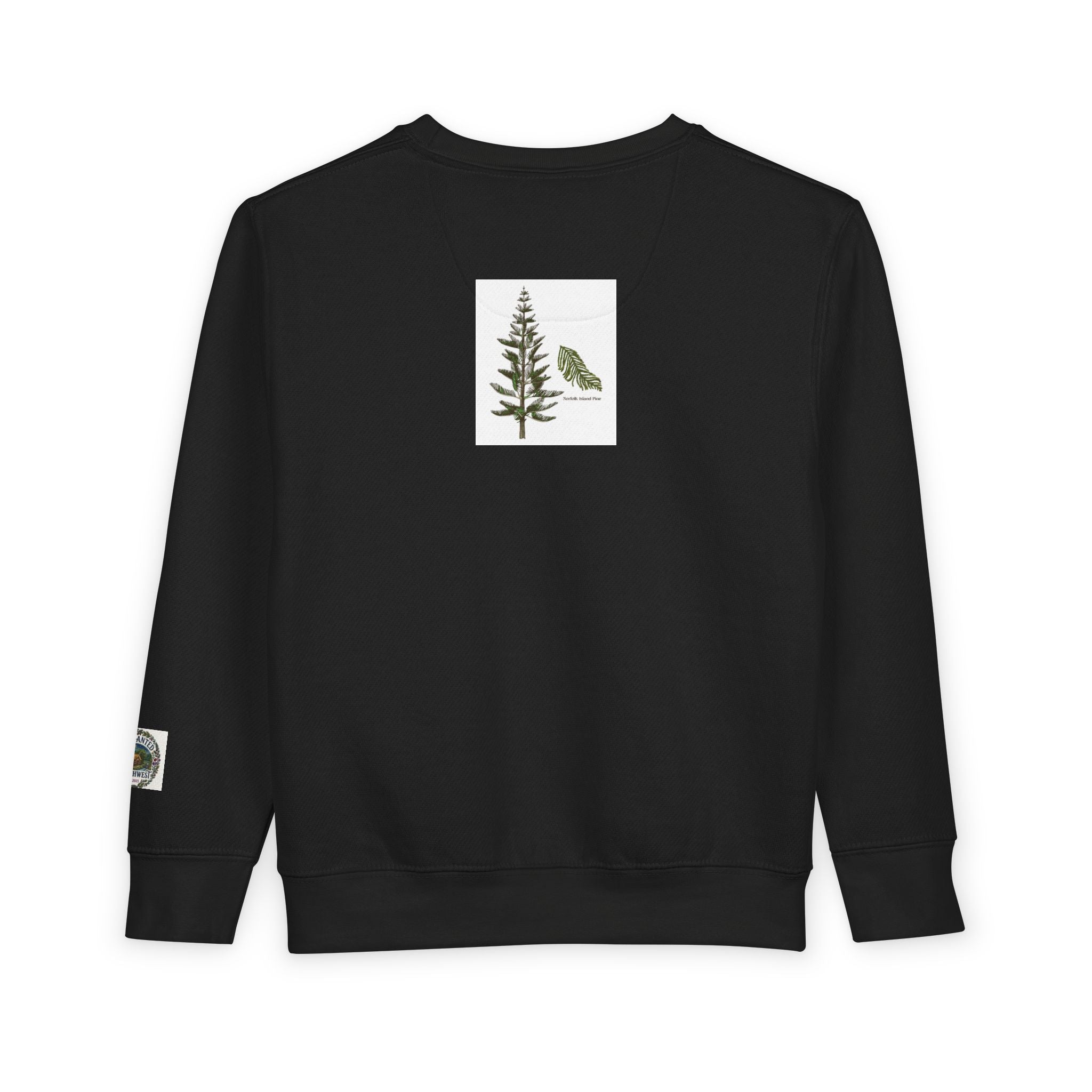 Pup-cific Northwest Toddler Sweatshirt — Cute Cozy Puppy Graphic