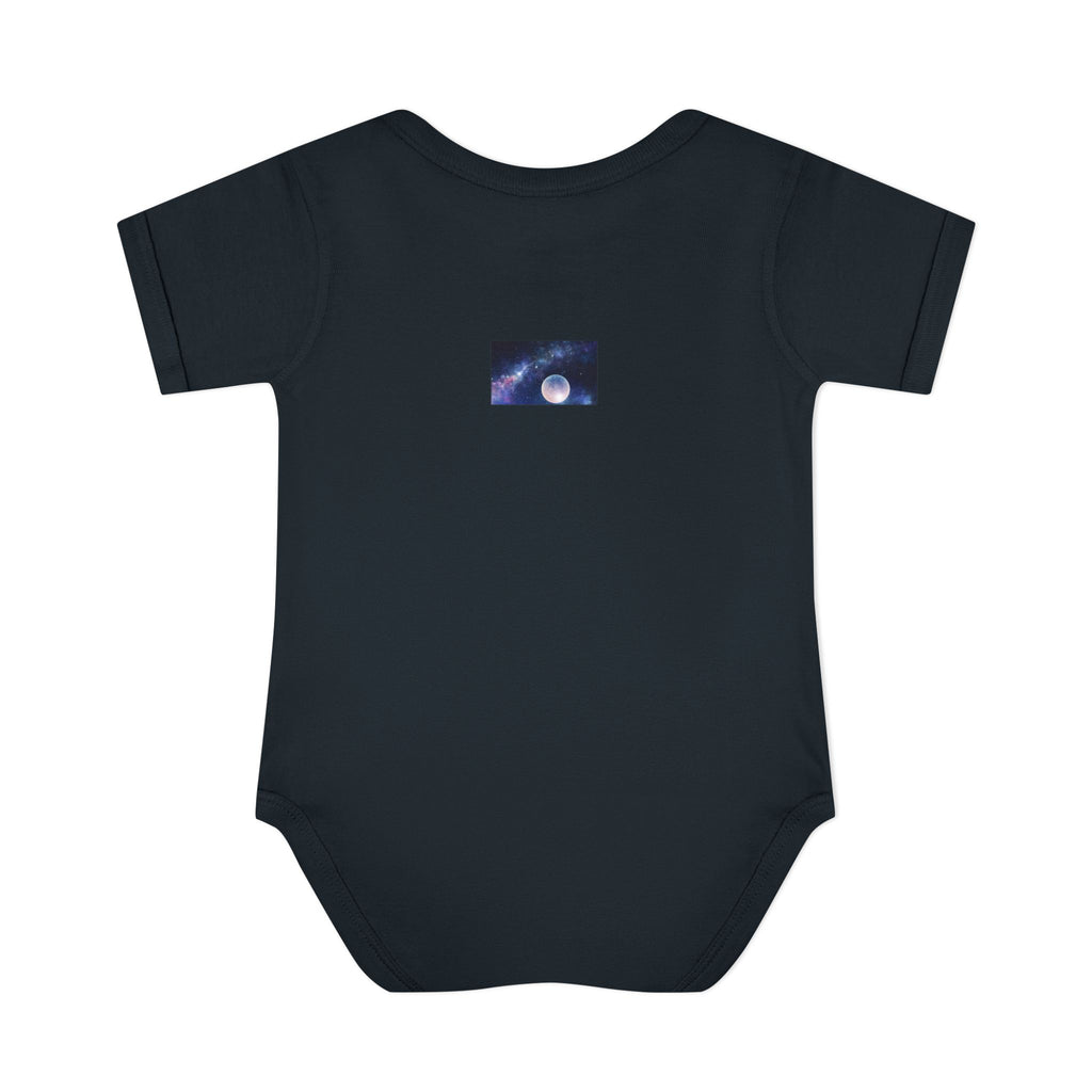 Baby Bodysuit — Moonlit Fox & Bunny Cute Nursery Graphic