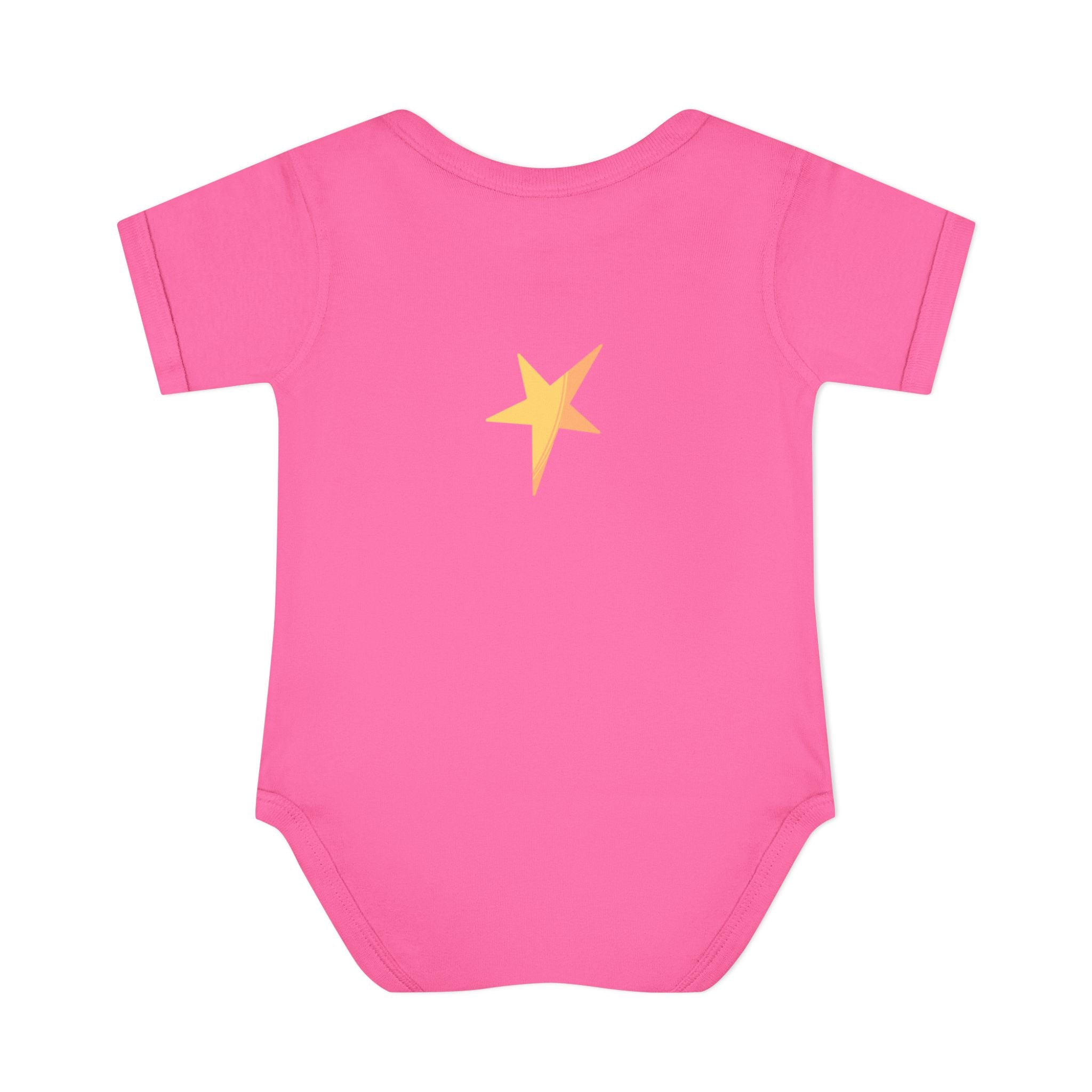 Baby Bodysuit - 'Wish Upon a Star' Fox & Bunny Night Sky Infant Onesie
