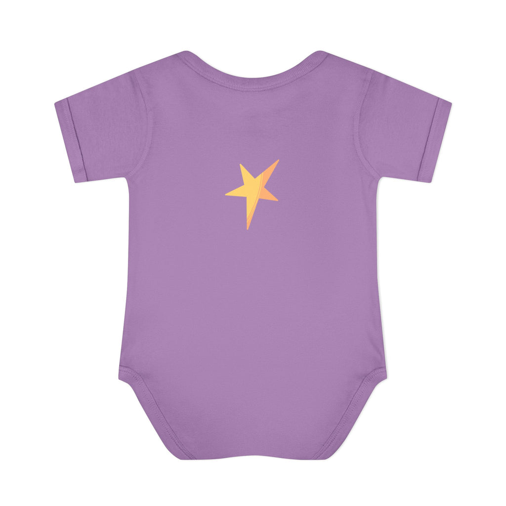 Baby Bodysuit - 'Wish Upon a Star' Fox & Bunny Night Sky Infant Onesie