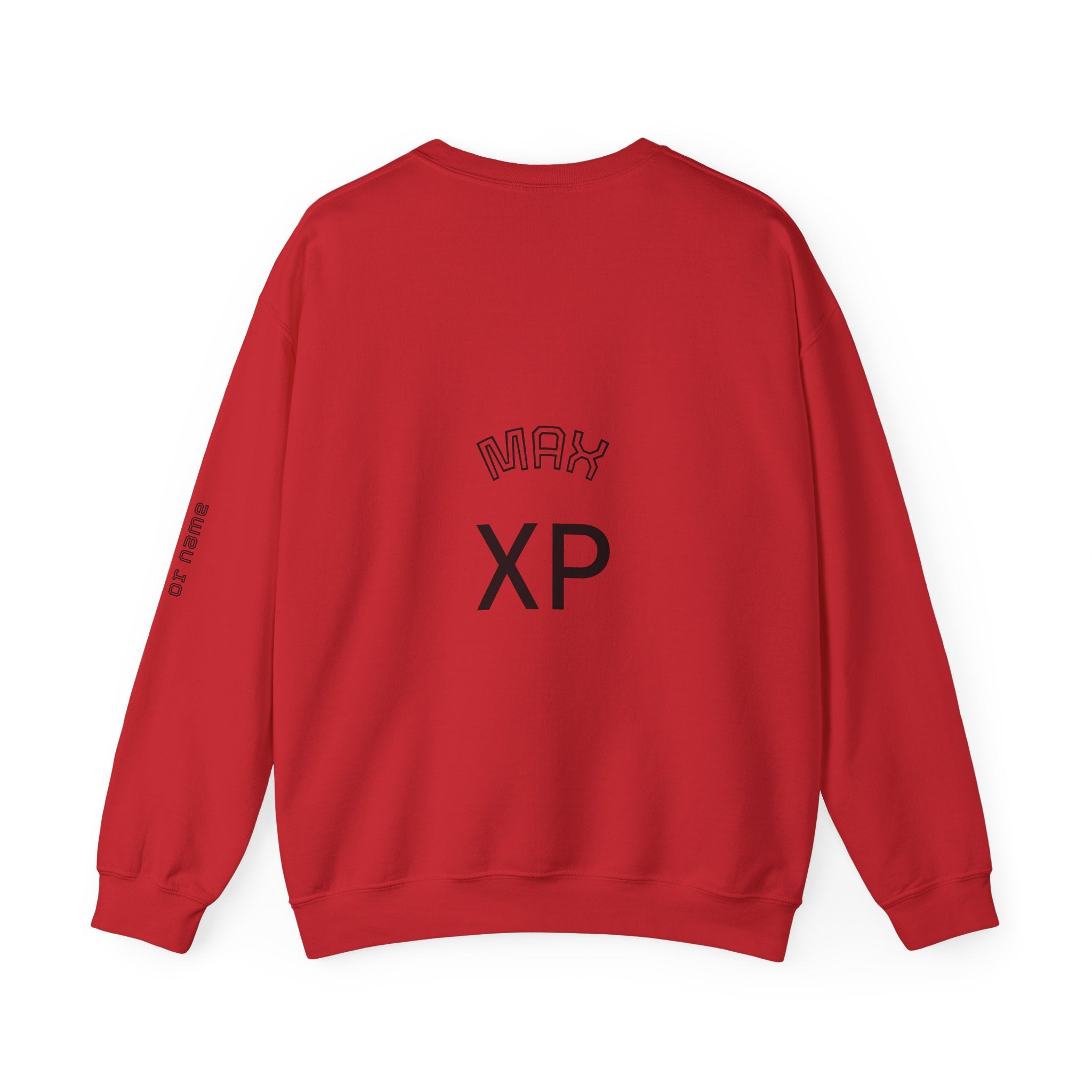 Leveled Up Gamer Crewneck Sweatshirt — Personalized "Leveled UP" Birthday Design