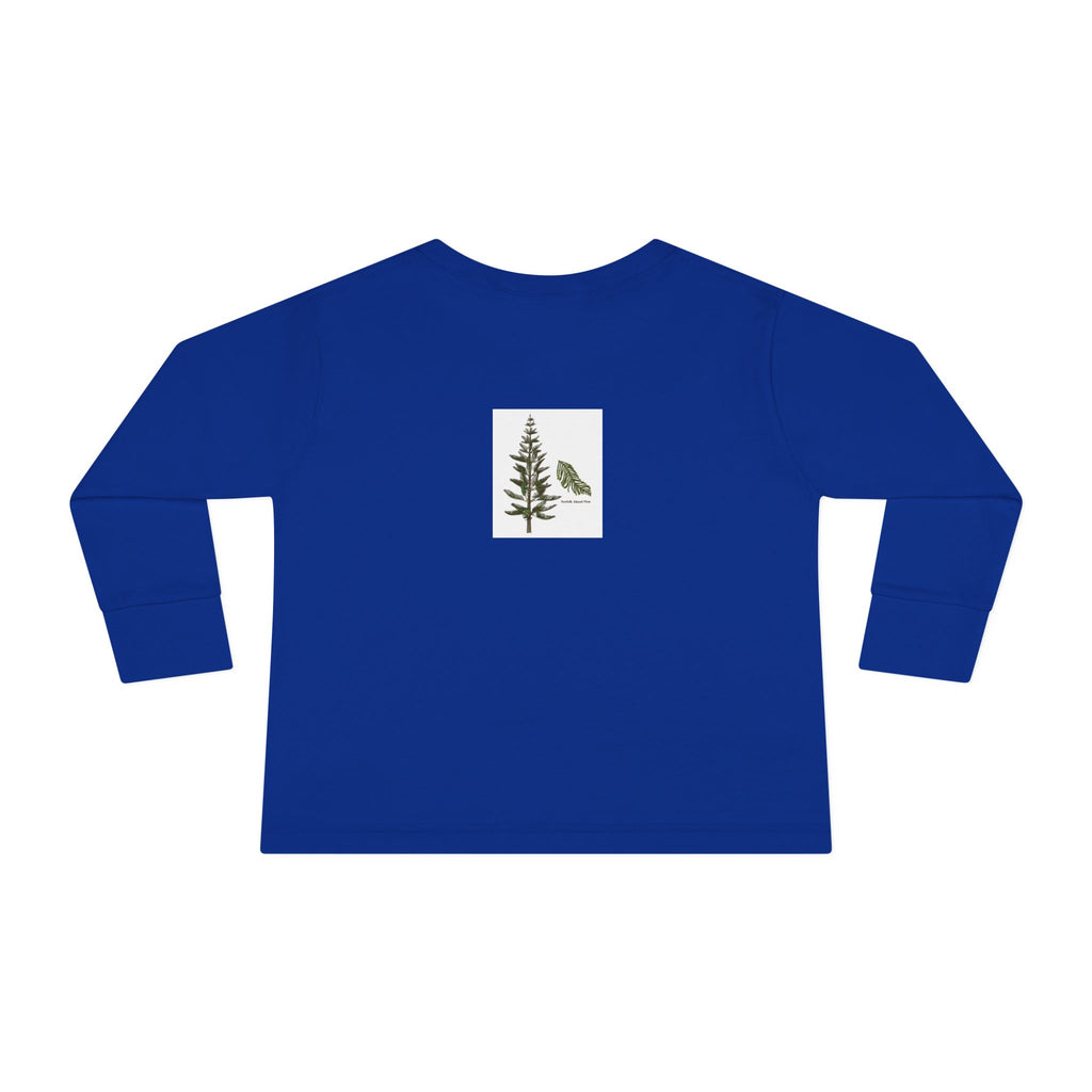 Toddler Long Sleeve Tee - Pup-cific Northwest Cozy puppy