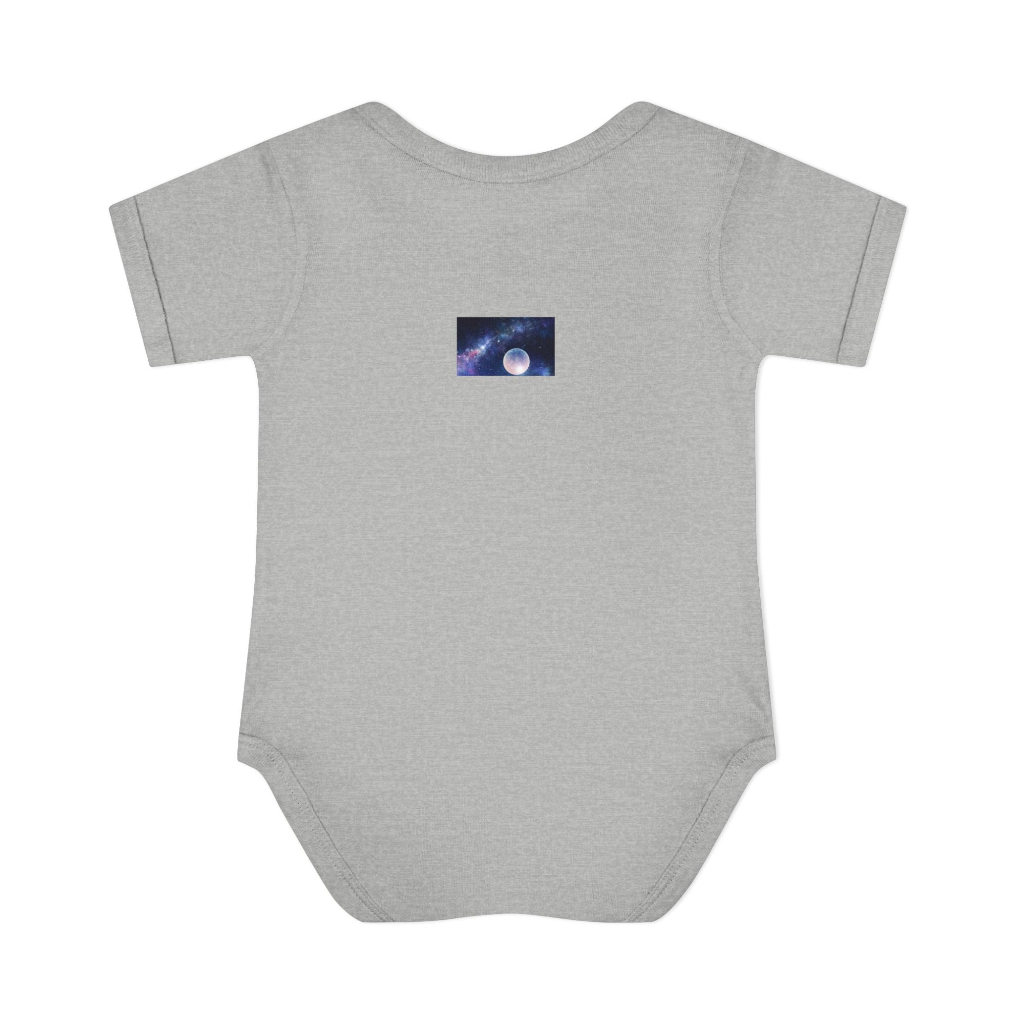 Baby Bodysuit — Moonlit Fox & Bunny Cute Nursery Graphic