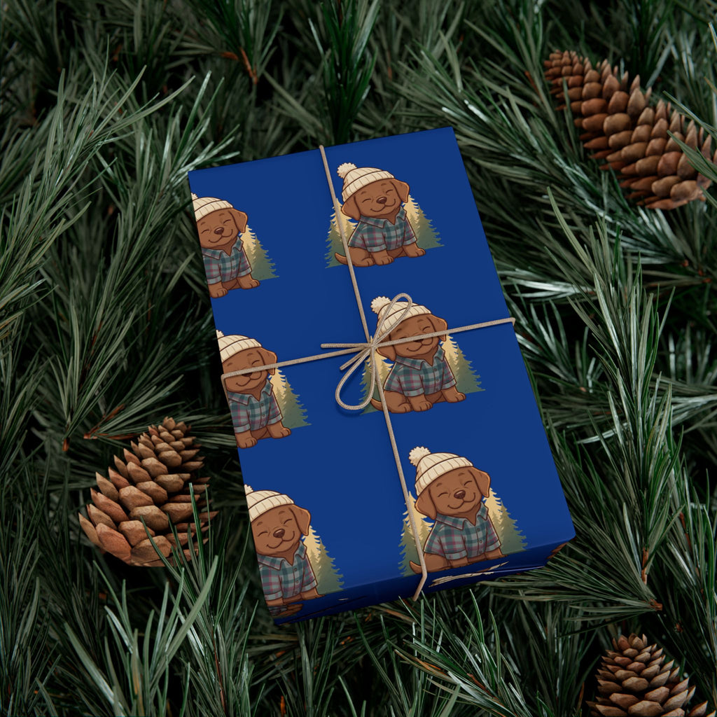 Gift Wrap Paper — Cozy Dog Pattern Wrapping Sheets