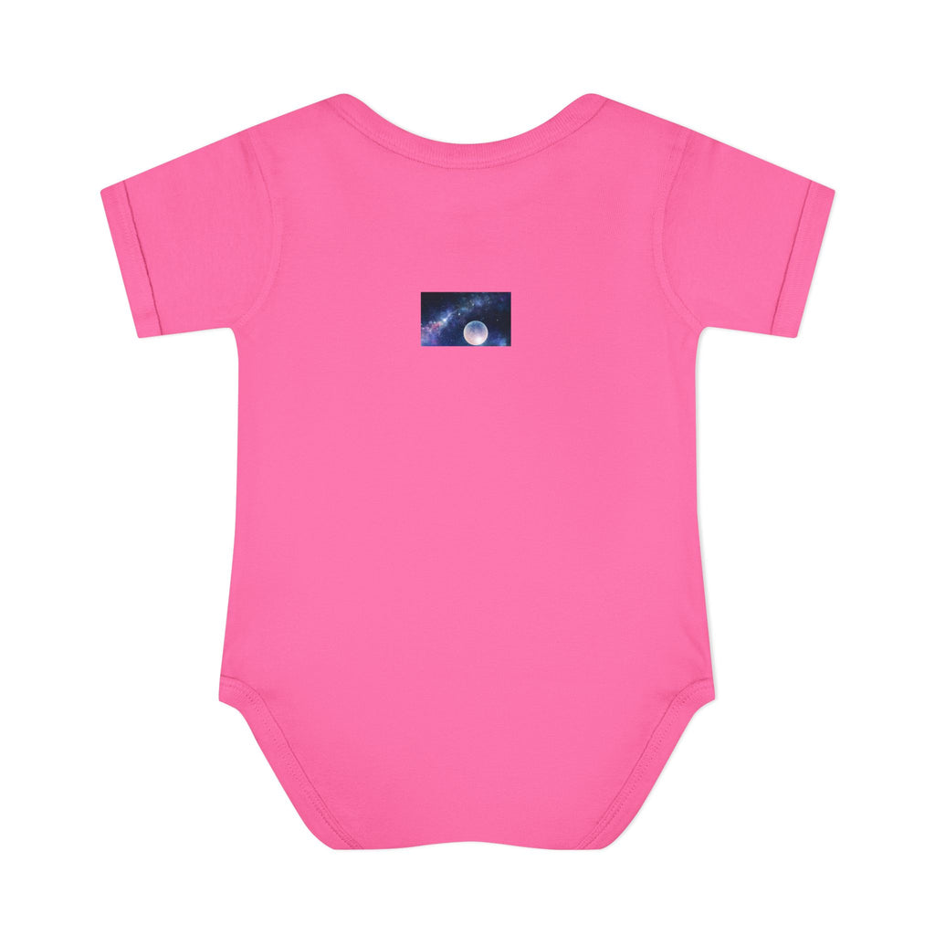 Baby Bodysuit — Moonlit Fox & Bunny Cute Nursery Graphic
