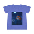 Toddler T-shirt — Fox & Bunny Moonlit Night Cute Kids Tee