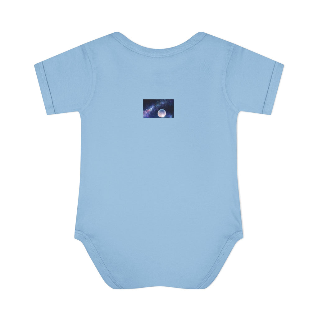 Baby Bodysuit — Moonlit Fox & Bunny Cute Nursery Graphic
