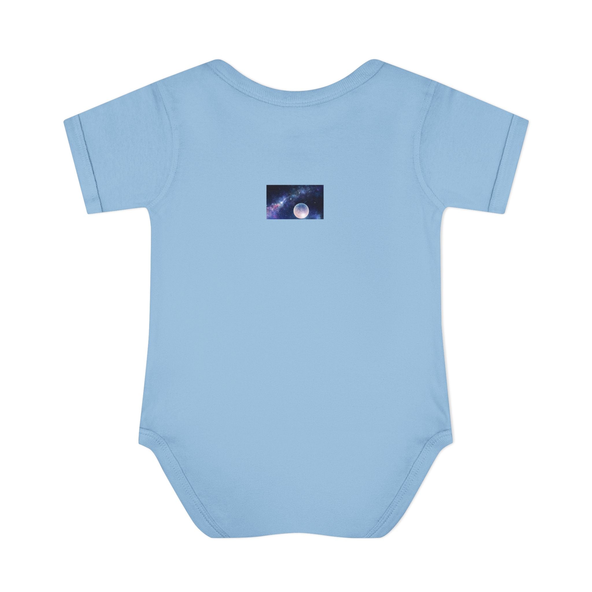 Baby Bodysuit — Moonlit Fox & Bunny Cute Nursery Graphic
