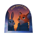Baby Beanie – "Wish Upon A Star" Cute Fox & Bunny Night Sky Infant Hat