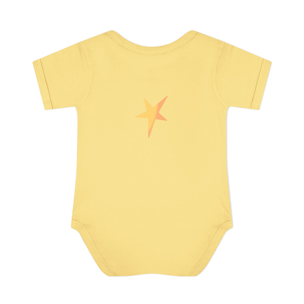 Baby Bodysuit - 'Wish Upon a Star' Fox & Bunny Night Sky Infant Onesie