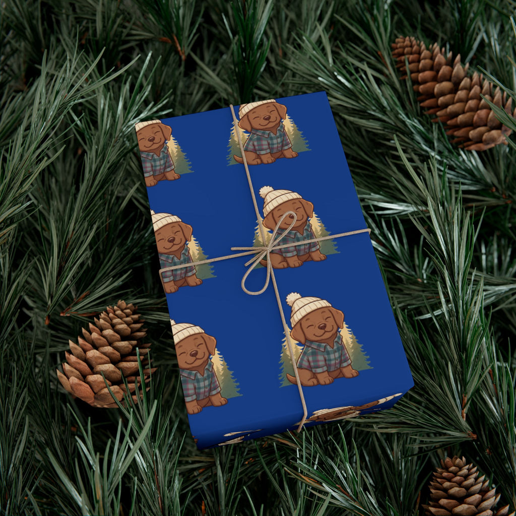 Gift Wrap Paper — Cozy Dog Pattern Wrapping Sheets