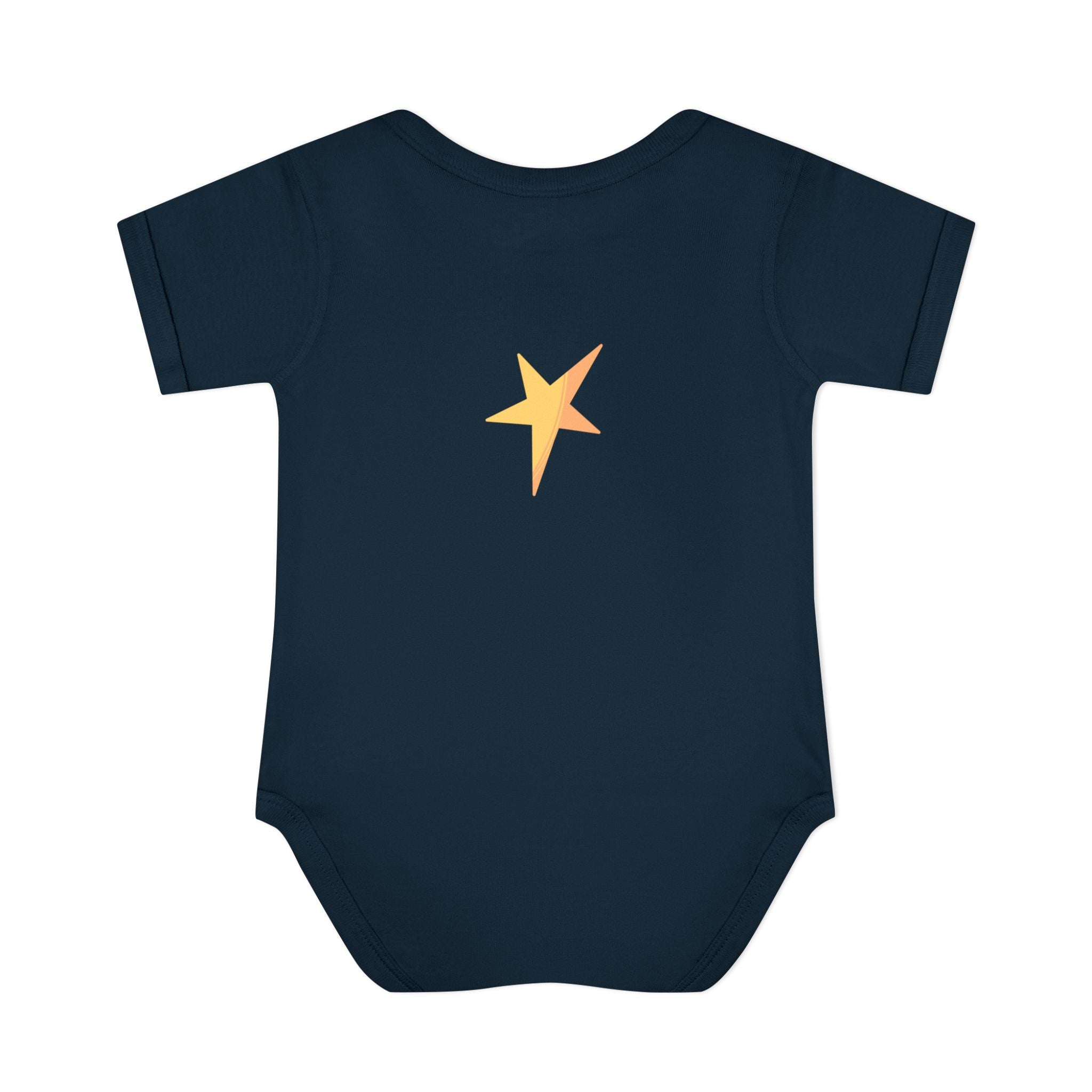 Baby Bodysuit - 'Wish Upon a Star' Fox & Bunny Night Sky Infant Onesie