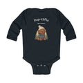 Infant Bodysuit - 'Pup-cific NW' Cozy Woodland Puppy Graphic Long Sleeve