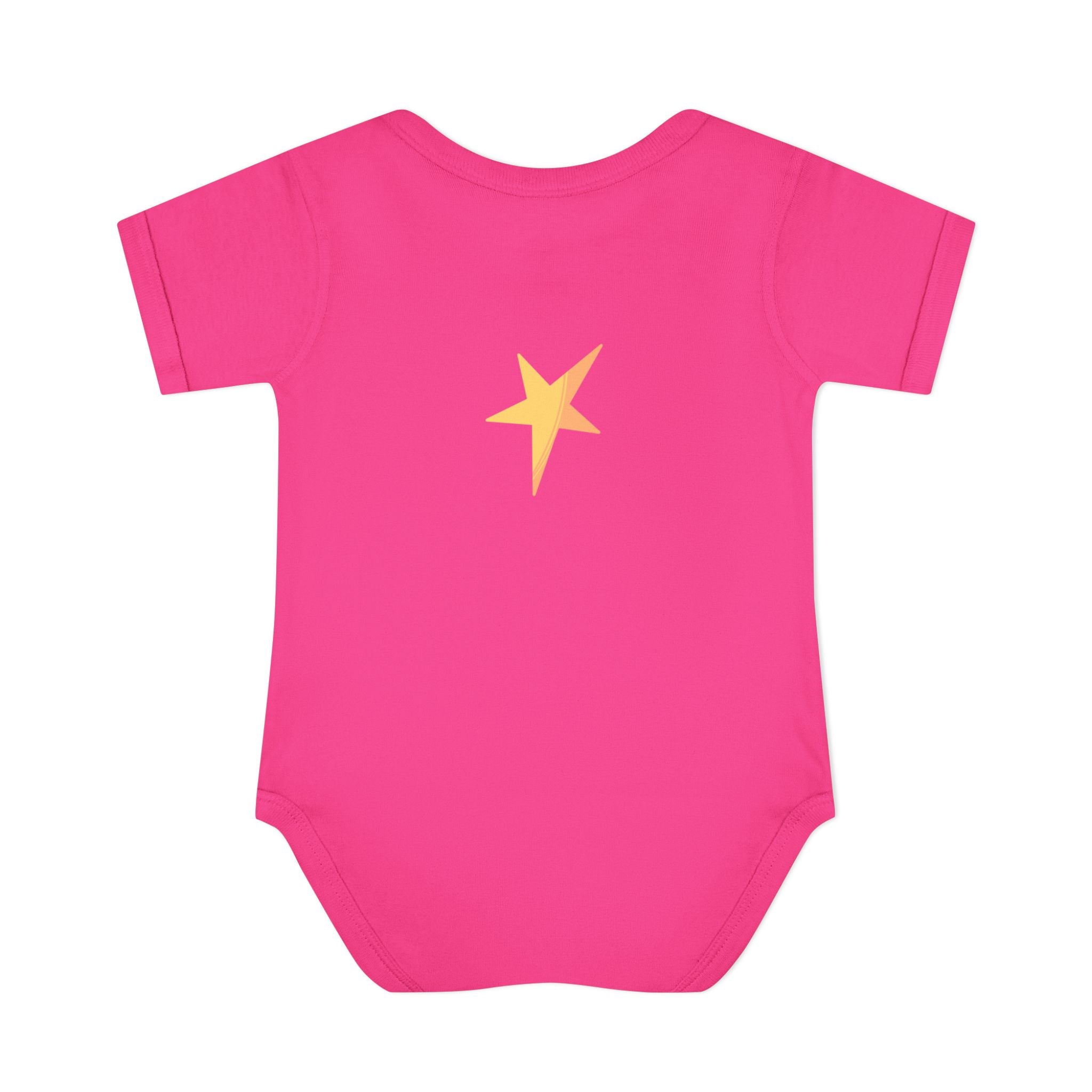 Baby Bodysuit - 'Wish Upon a Star' Fox & Bunny Night Sky Infant Onesie