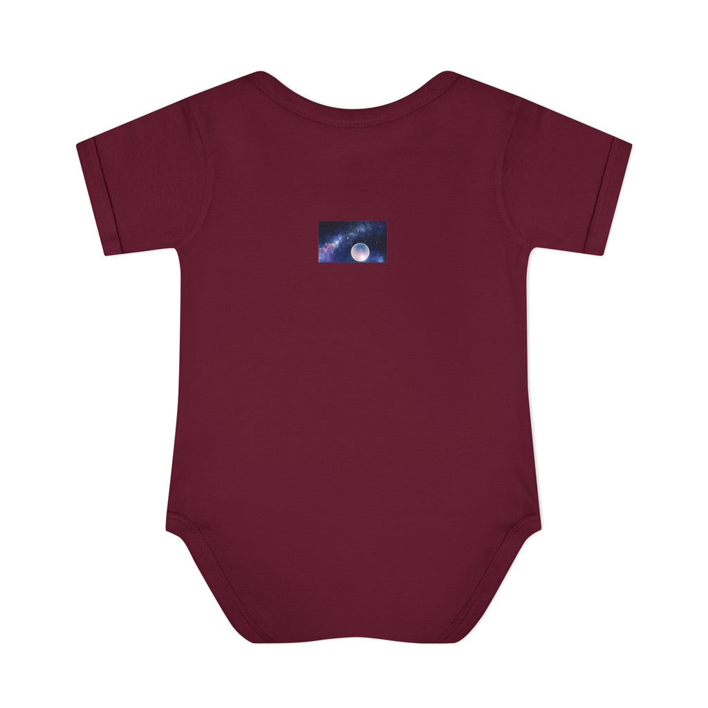 Baby Bodysuit — Moonlit Fox & Bunny Cute Nursery Graphic