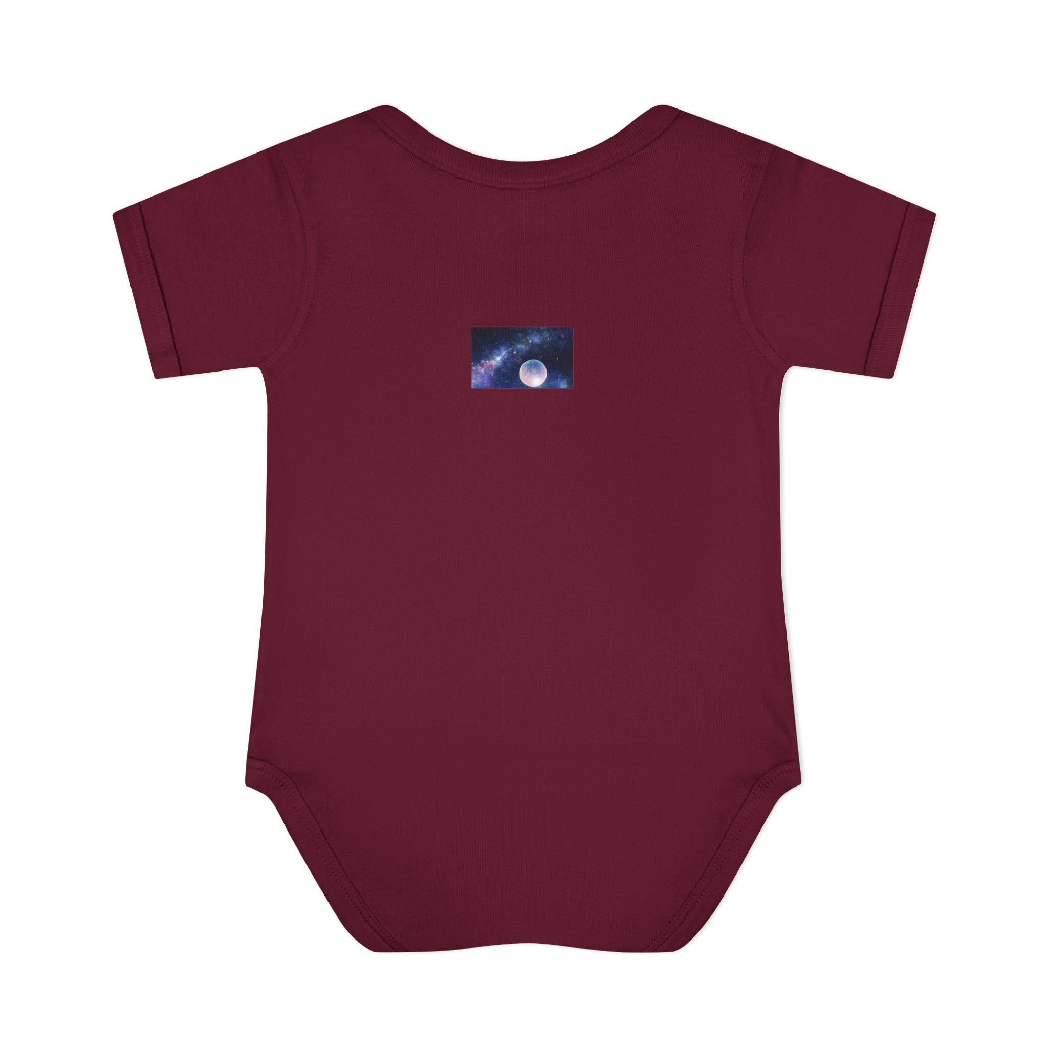 Baby Bodysuit — Moonlit Fox & Bunny Cute Nursery Graphic