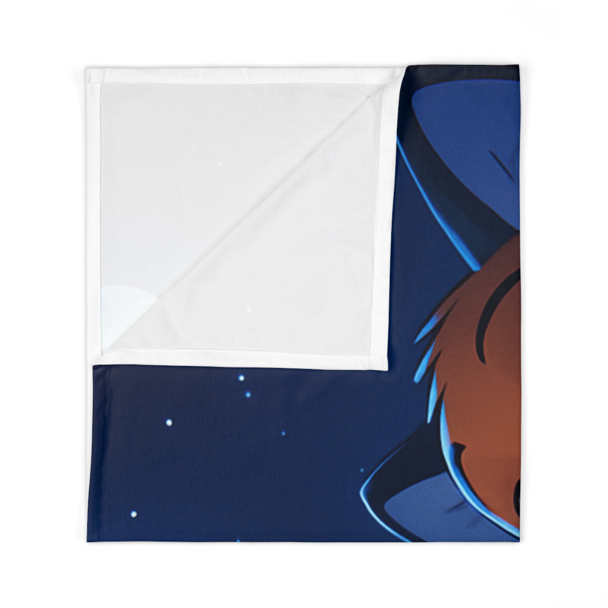 Night Sky Baby Swaddle Blanket — Fox & Bunny Moonlight Nursery Swaddle