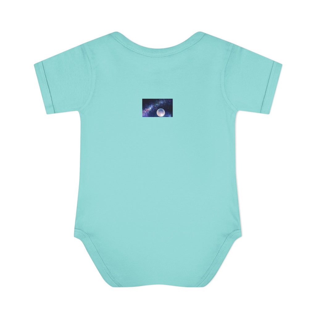Baby Bodysuit — Moonlit Fox & Bunny Cute Nursery Graphic