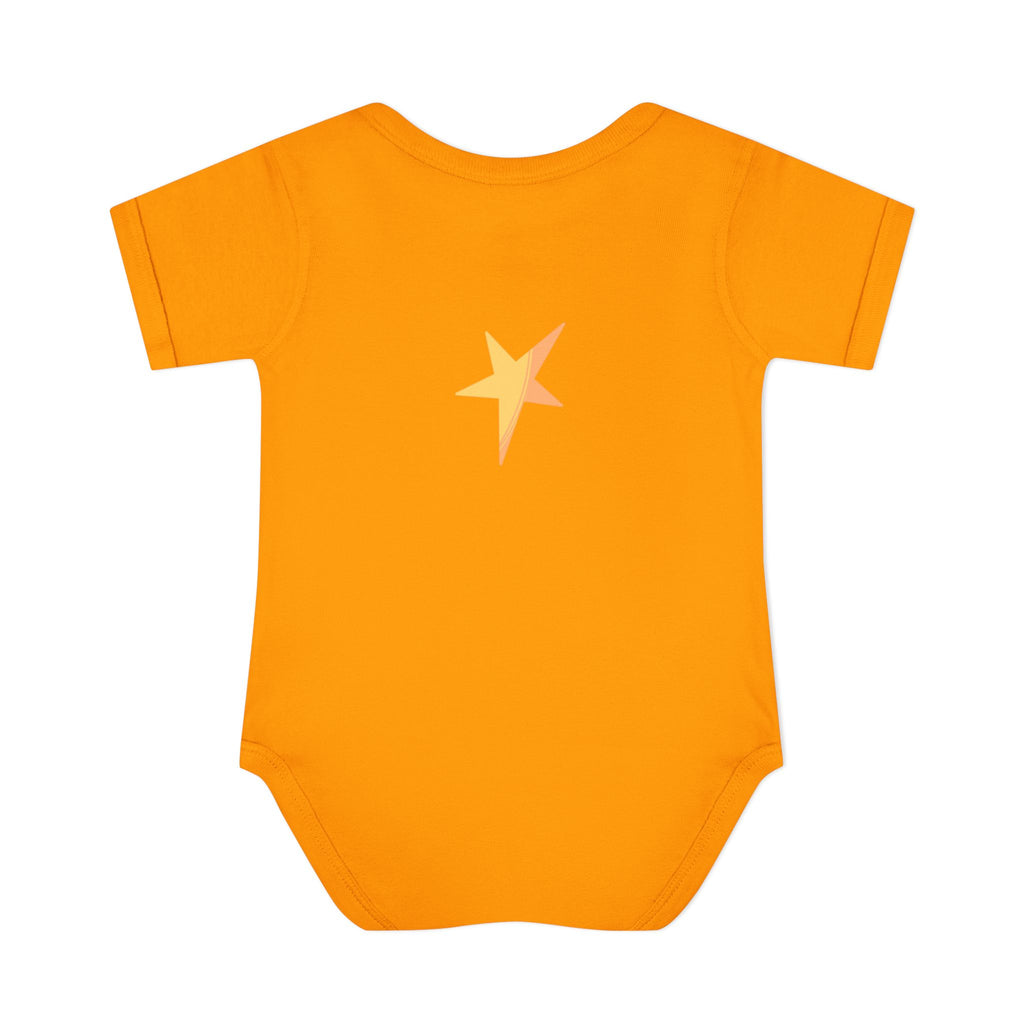 Baby Bodysuit - 'Wish Upon a Star' Fox & Bunny Night Sky Infant Onesie
