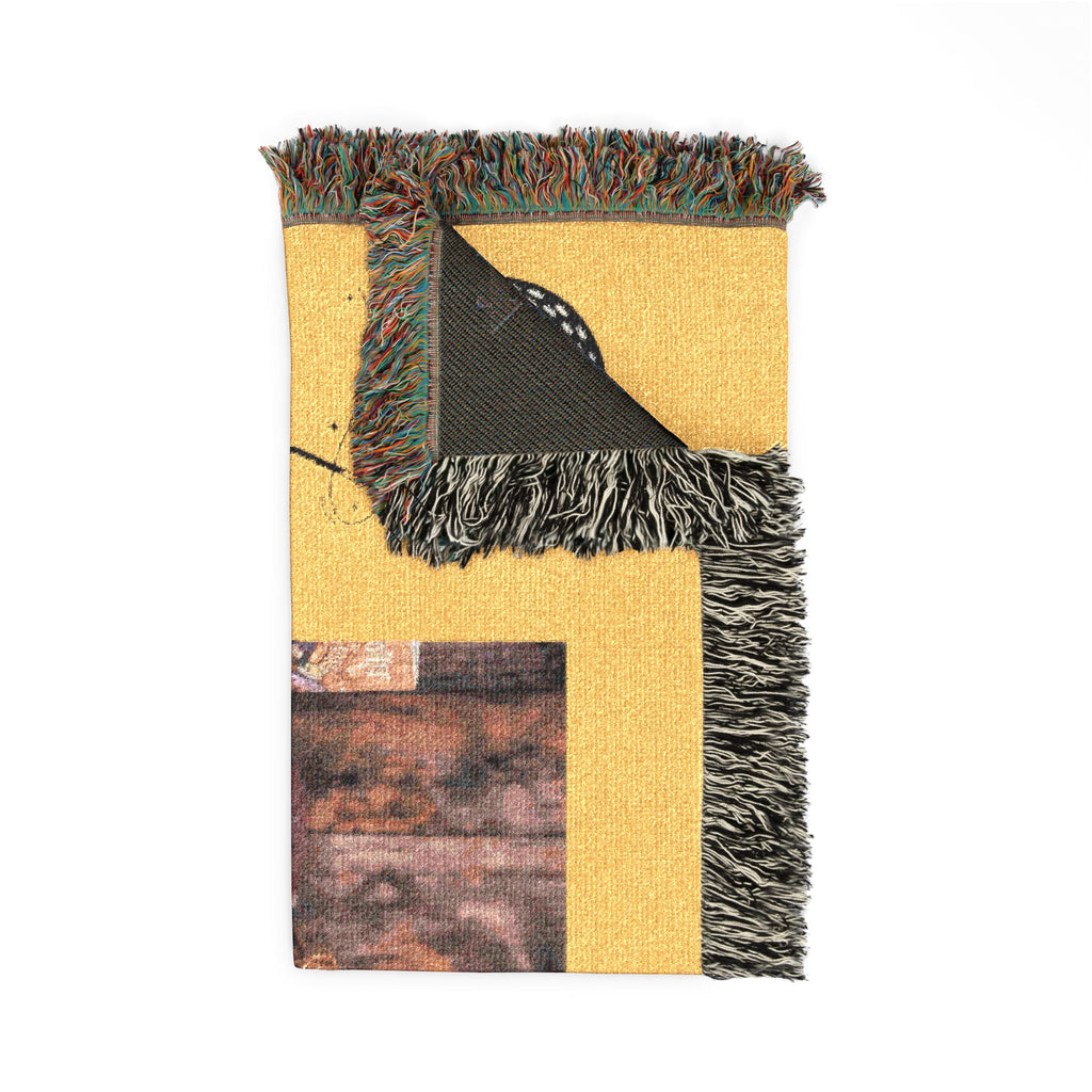 Personalized Baby Name Woven Blanket — "Just Loyal, Patient, True"  Hufflepuff Nursery Throw