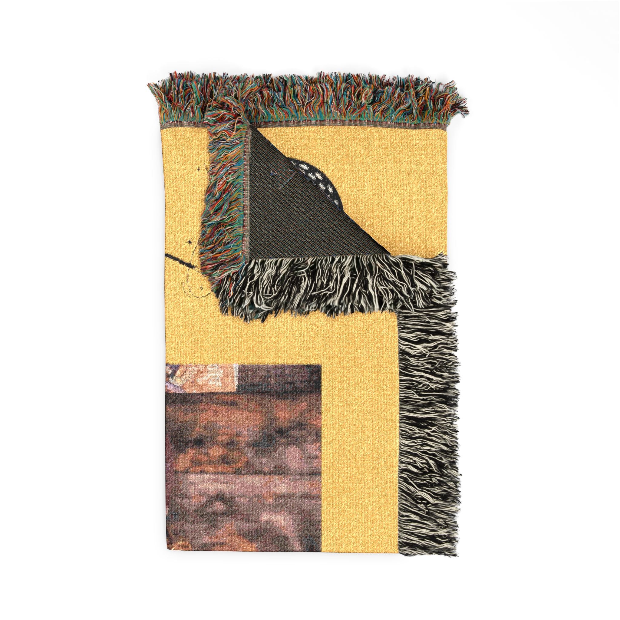 Personalized Baby Name Woven Blanket — "Just Loyal, Patient, True"  Hufflepuff Nursery Throw