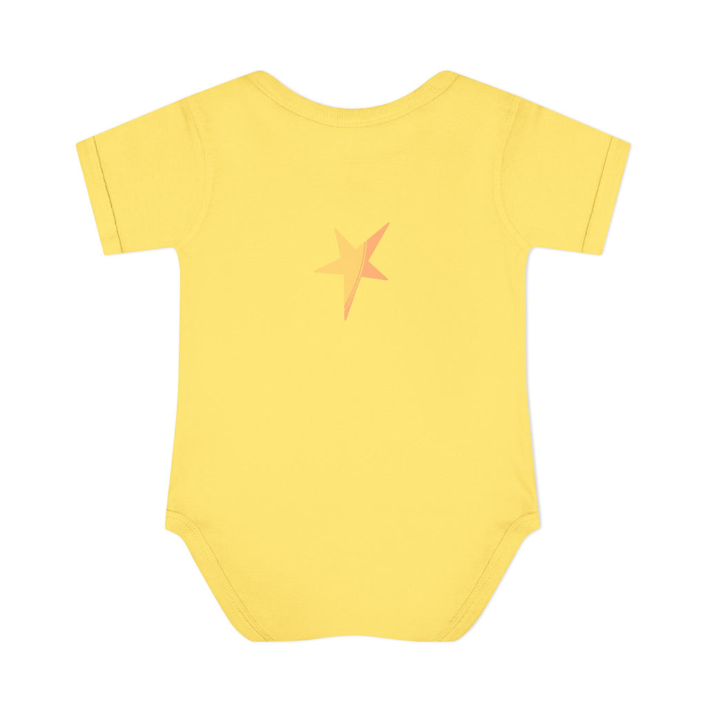 Baby Bodysuit - 'Wish Upon a Star' Fox & Bunny Night Sky Infant Onesie