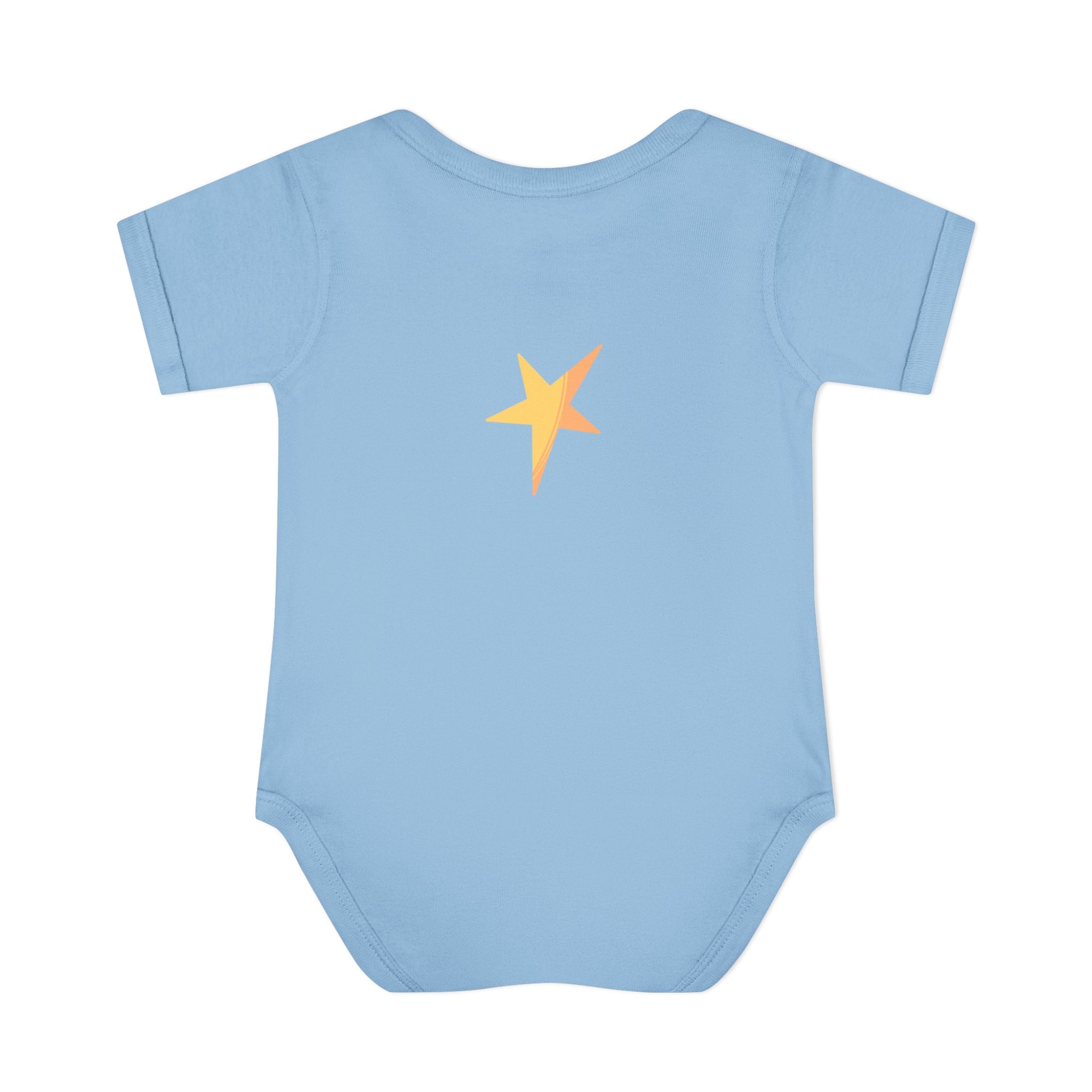 Baby Bodysuit - 'Wish Upon a Star' Fox & Bunny Night Sky Infant Onesie