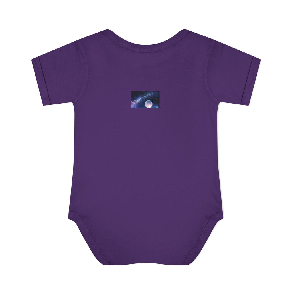 Baby Bodysuit — Moonlit Fox & Bunny Cute Nursery Graphic