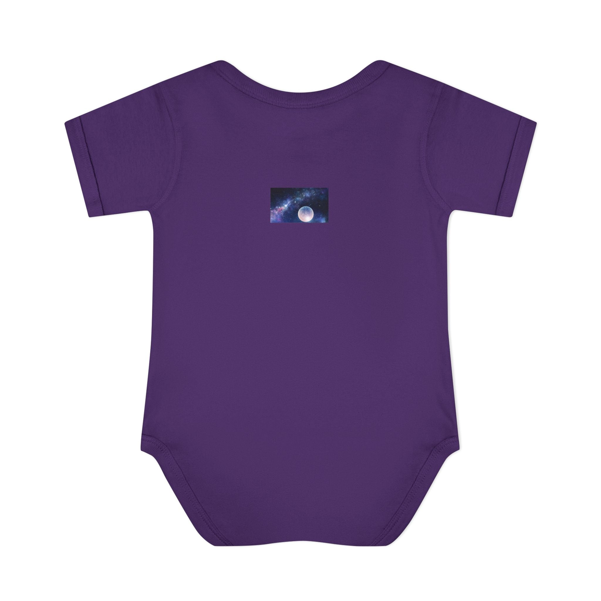 Baby Bodysuit — Moonlit Fox & Bunny Cute Nursery Graphic