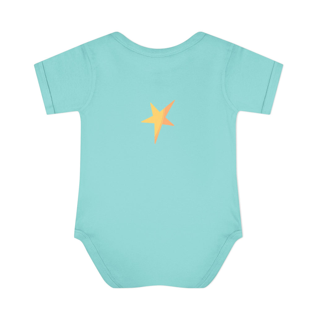Baby Bodysuit - 'Wish Upon a Star' Fox & Bunny Night Sky Infant Onesie