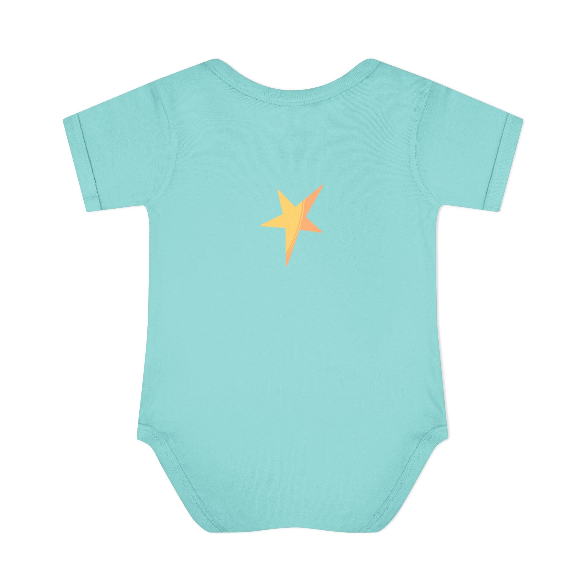 Baby Bodysuit - 'Wish Upon a Star' Fox & Bunny Night Sky Infant Onesie