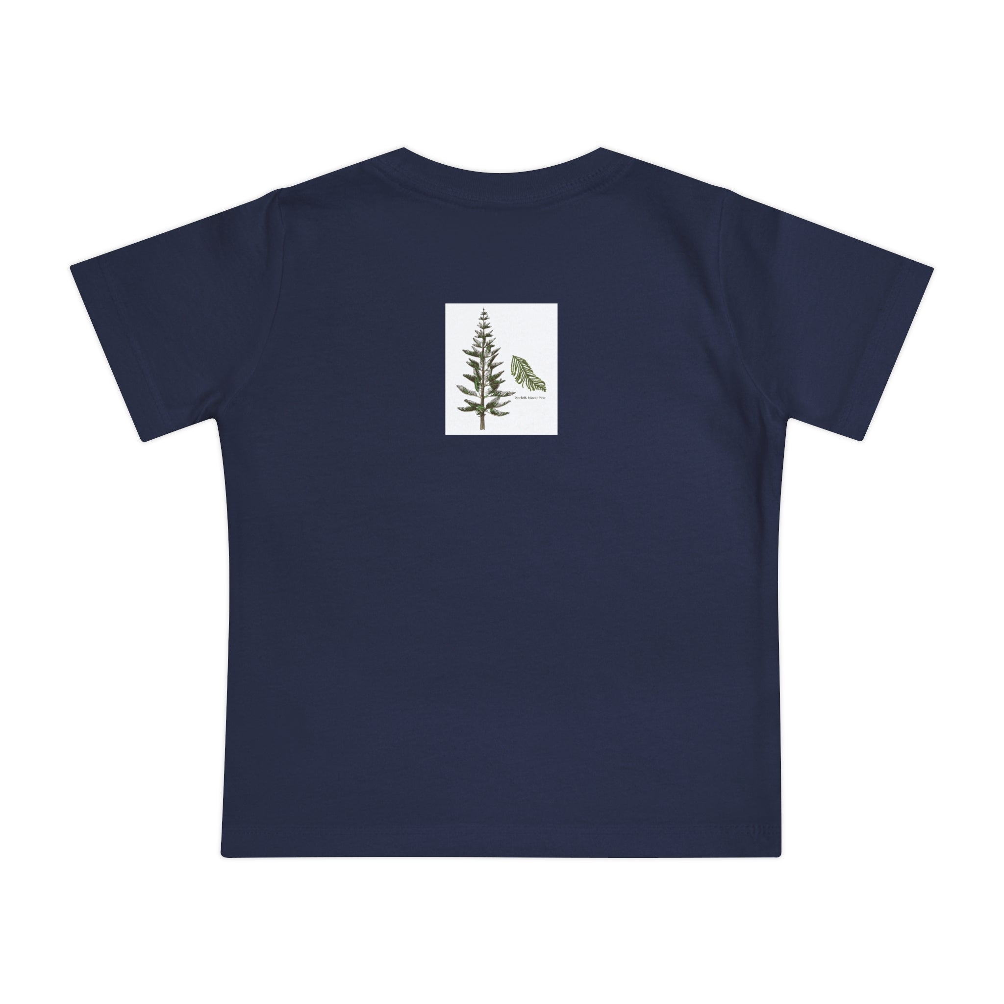Pup-cific Northwest Baby T‑Shirt — Cute Plaid Puppy with Beanie, Baby Tee