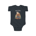 Cozy PNW Puppy Illustration Infant Bodysuit | Woodland Camping Tee