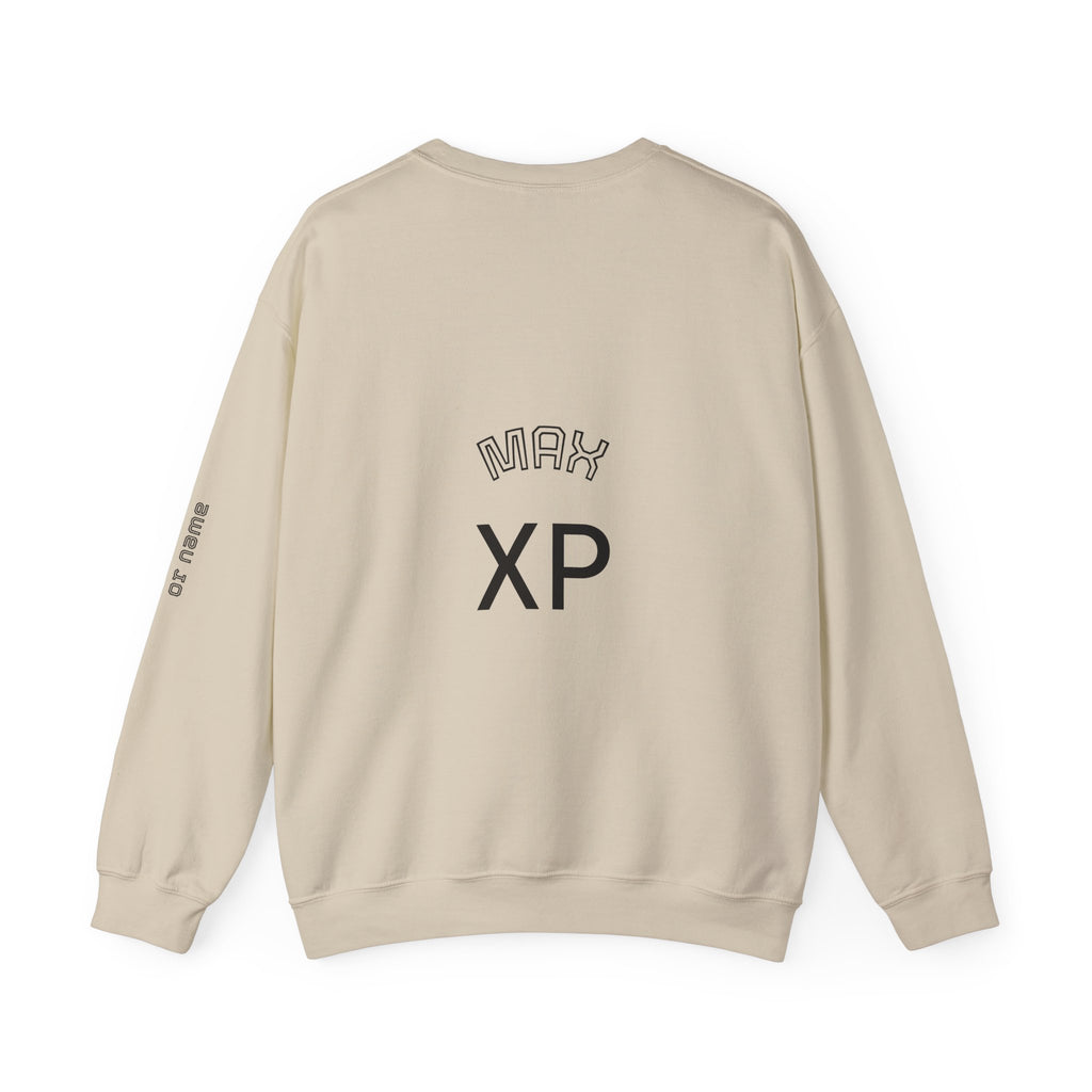 Leveled Up Gamer Crewneck Sweatshirt — Personalized "Leveled UP" Birthday Design