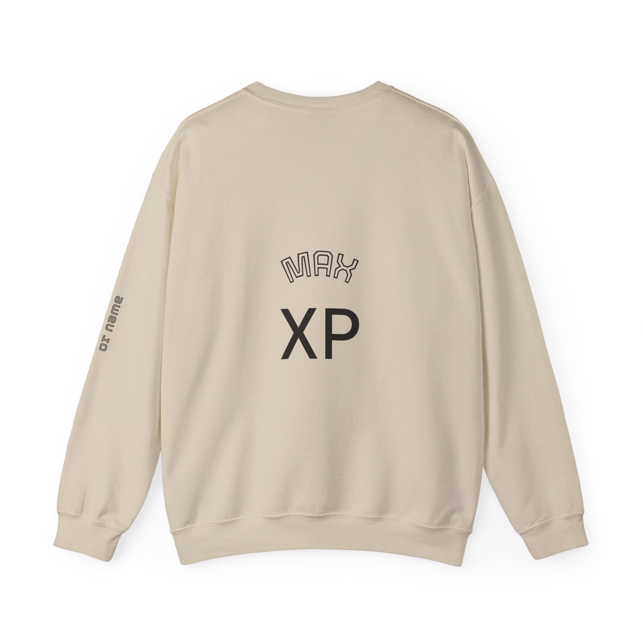 Leveled Up Gamer Crewneck Sweatshirt — Personalized "Leveled UP" Birthday Design