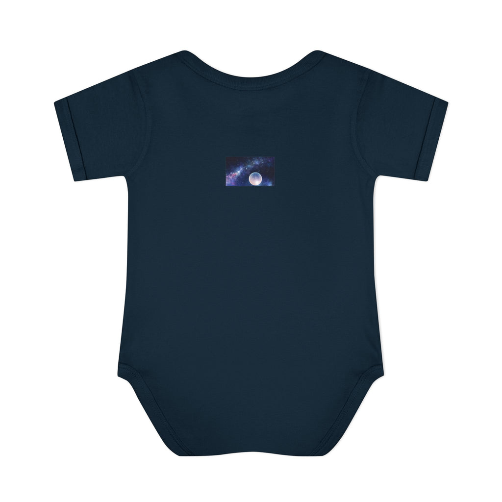 Baby Bodysuit — Moonlit Fox & Bunny Cute Nursery Graphic