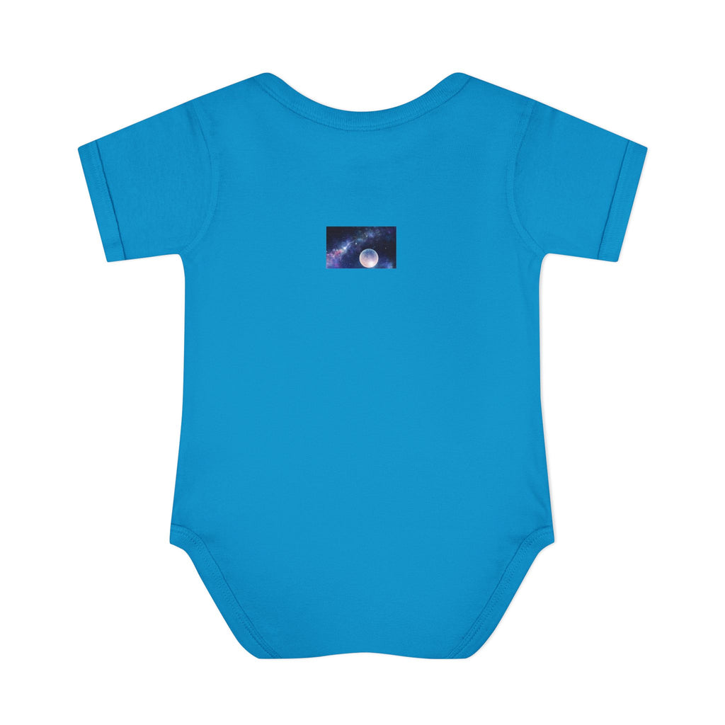 Baby Bodysuit — Moonlit Fox & Bunny Cute Nursery Graphic