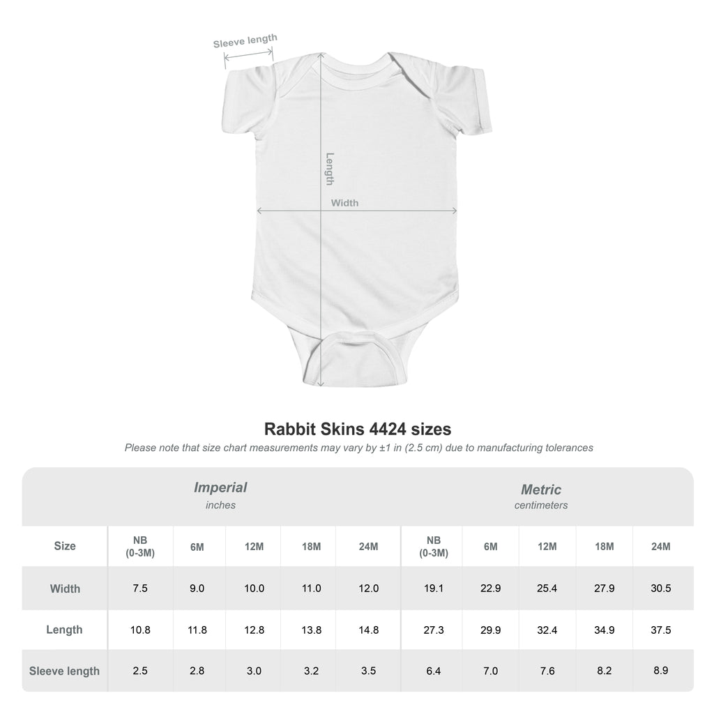 Cozy PNW Puppy Illustration Infant Bodysuit | Woodland Camping Tee