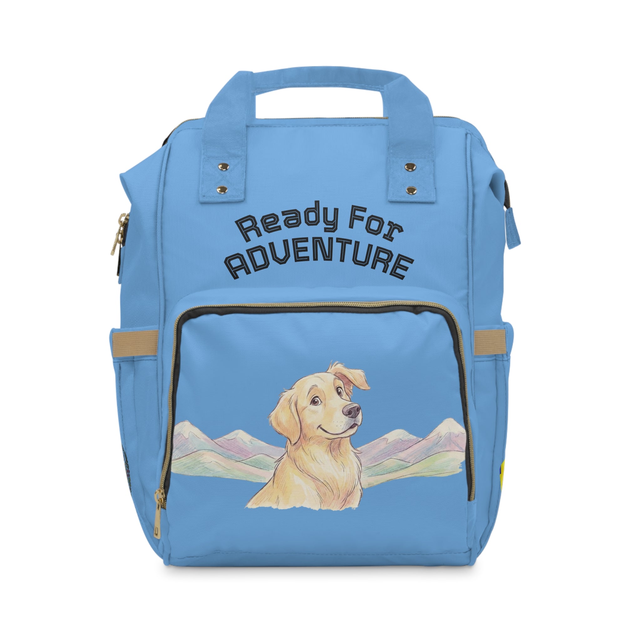 Ready For Adventure Diaper Backpack — Dog Print Multifunctional Baby Bag