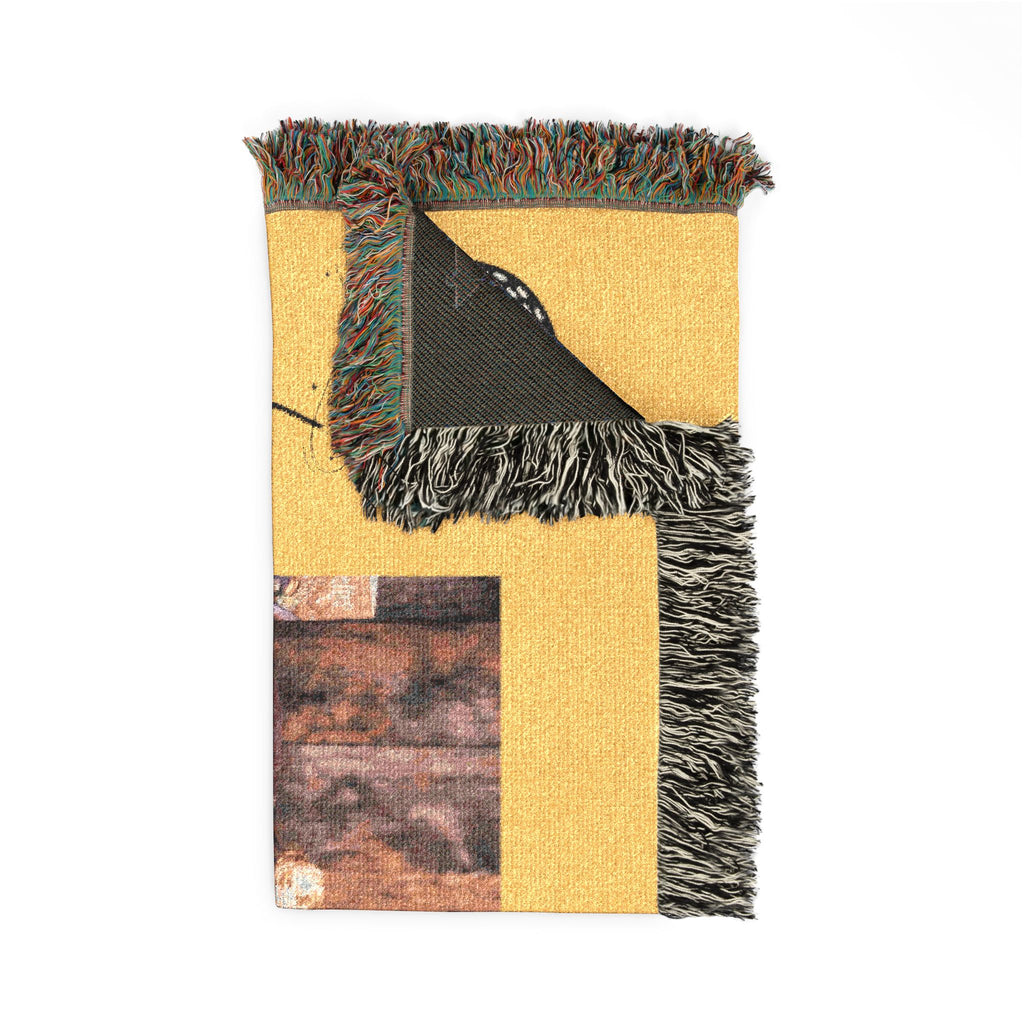 Personalized Baby Name Woven Blanket — "Just Loyal, Patient, True"  Hufflepuff Nursery Throw