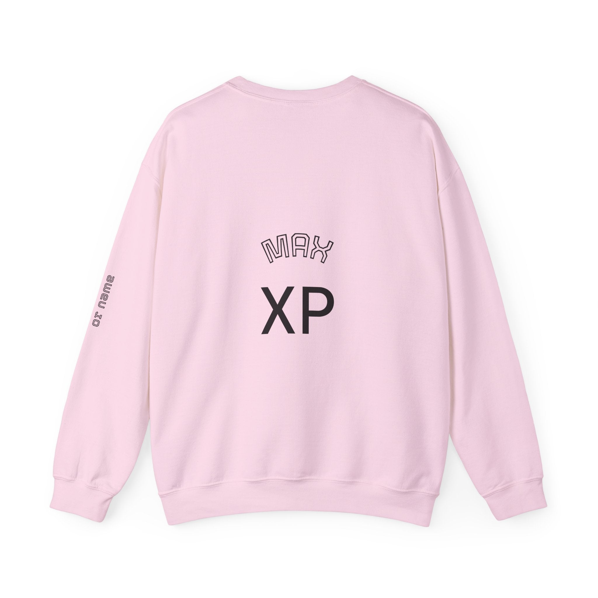 Leveled Up Gamer Crewneck Sweatshirt — Personalized "Leveled UP" Birthday Design