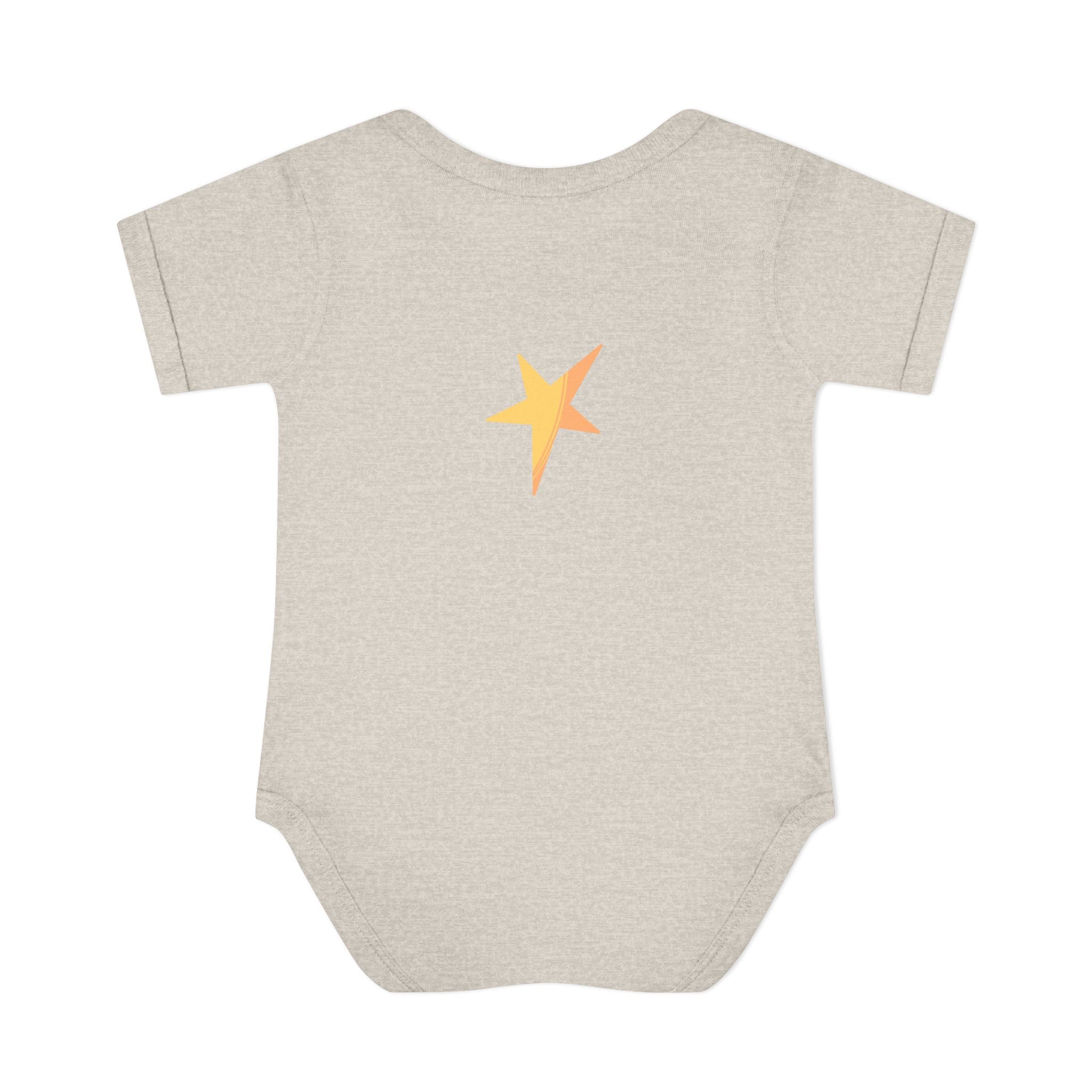 Baby Bodysuit - 'Wish Upon a Star' Fox & Bunny Night Sky Infant Onesie