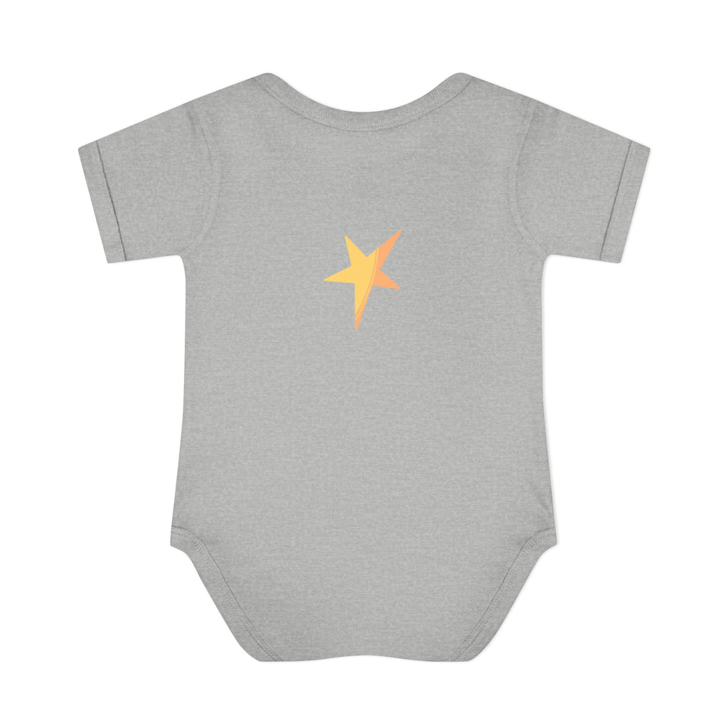 Baby Bodysuit - 'Wish Upon a Star' Fox & Bunny Night Sky Infant Onesie