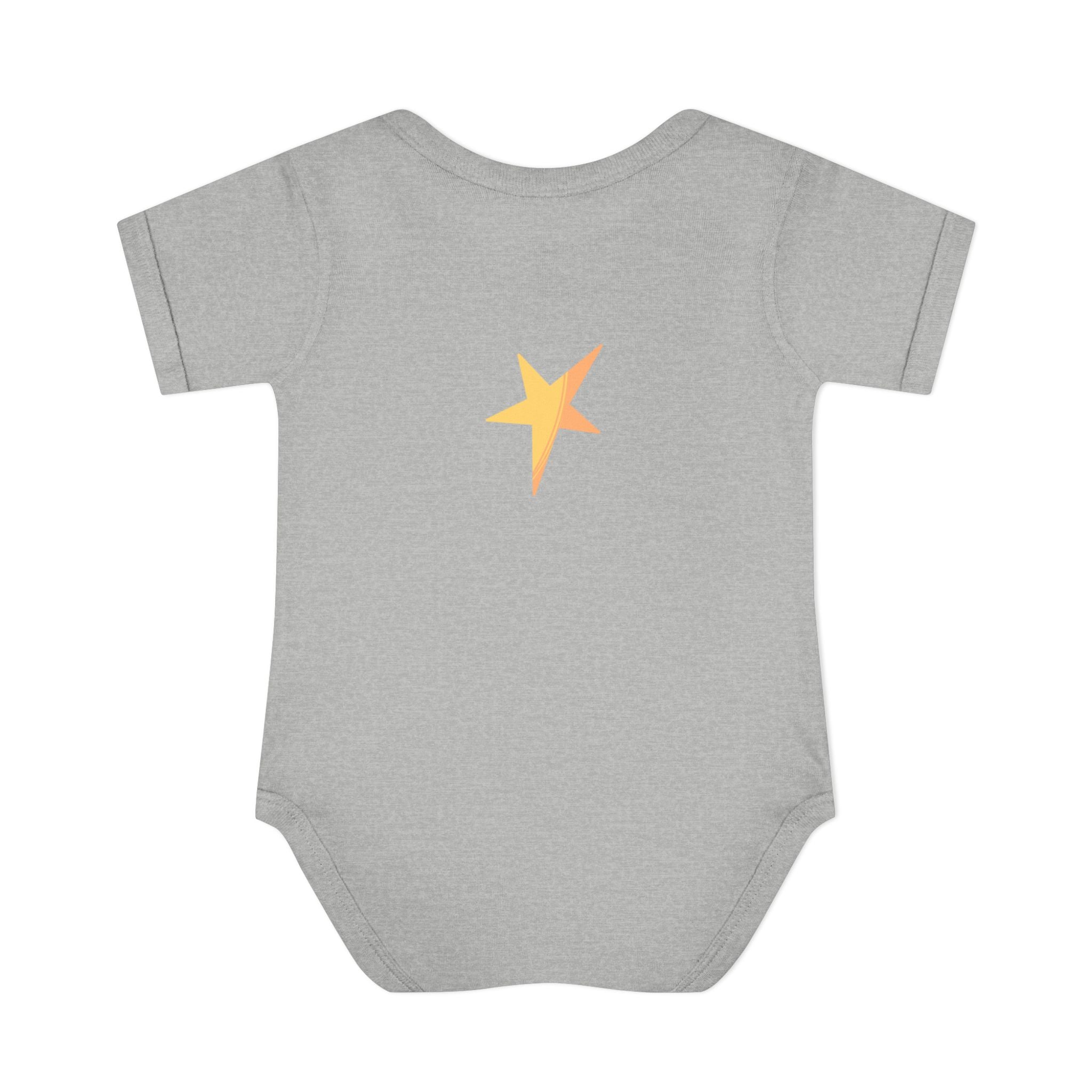 Baby Bodysuit - 'Wish Upon a Star' Fox & Bunny Night Sky Infant Onesie