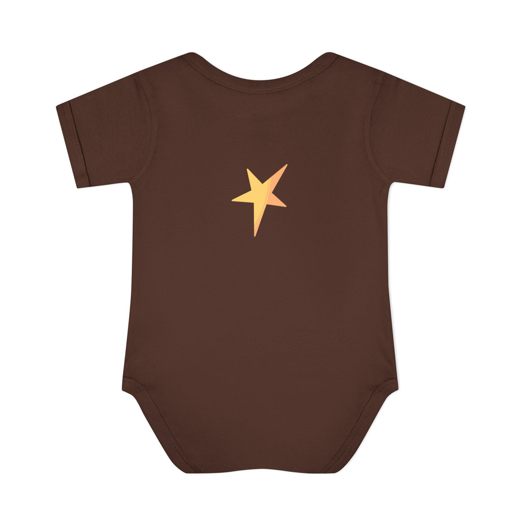 Baby Bodysuit - 'Wish Upon a Star' Fox & Bunny Night Sky Infant Onesie